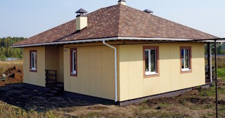 Одноэтажный дом из панелей под ключ в Новотроицке - Строй-Нвт от 136266 рублей